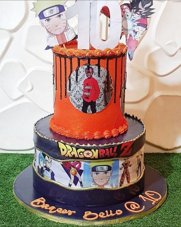 Dragon Ball Z Themed Cake