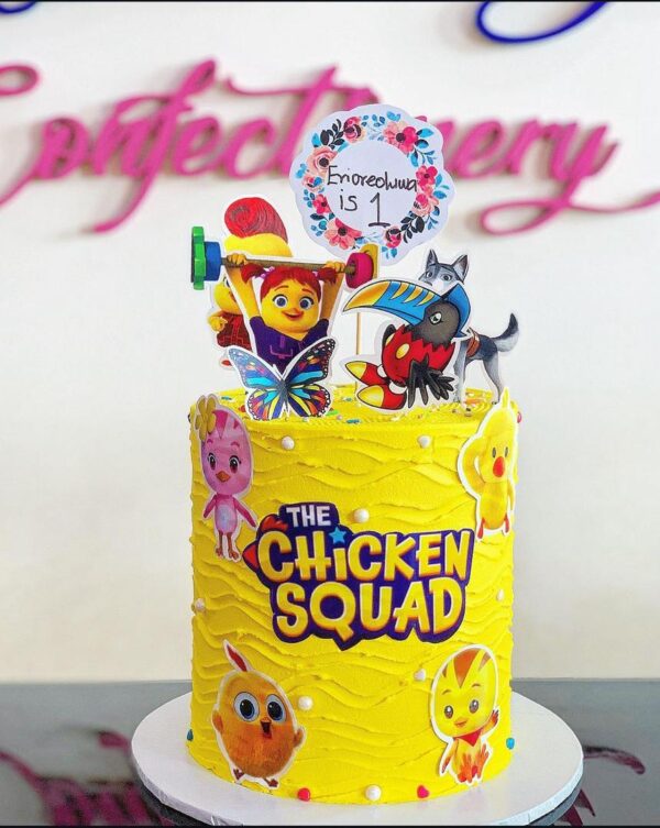 The Chicken Squad Themed Cake